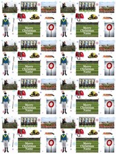 Horse Racing Theme Personalised Christmas Gift Wrapping Paper 4 Designs ADD NAME
