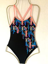 Girls Black Mix ZOGGS Racing