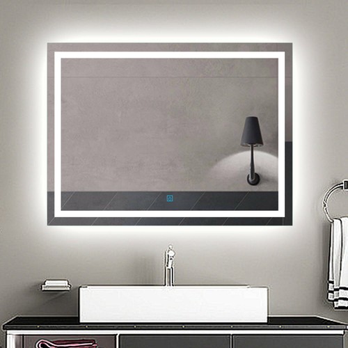 Large size bathroom mirror - bathroom,