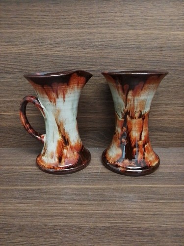 Ewenny pottery vase and - ewenny,