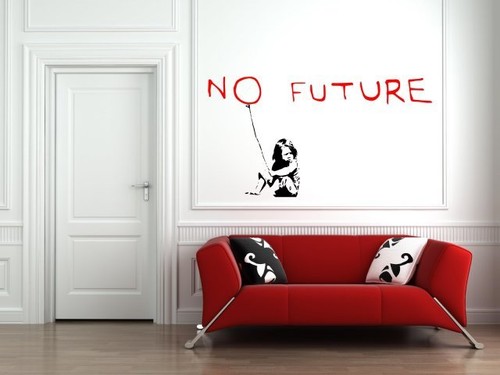 Banksy 2016 future wall - banksy,