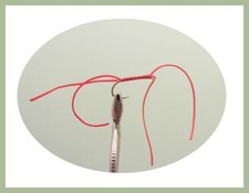 BloodWorm Trout Flies, 12 x