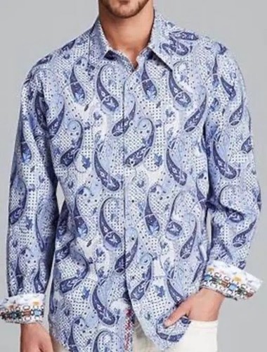 Robert graham blue paisley - robert,