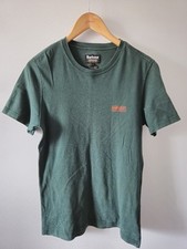 Barbour International Mens Tshirt Green Slim Fit Short Sleeve 0416
