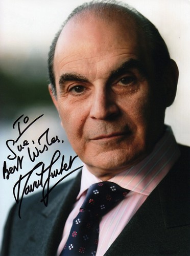 David suchet actor signed - -,