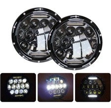 2 Military LED Headlights Head