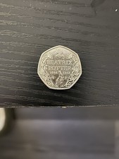 Rare 2016 50p COIN BEATRIX