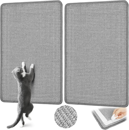 Cat scratching mats wall - scratching, mats,