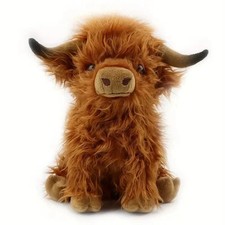 Clever Brown Highland Cow Coo