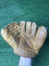 Vintage Wilson Softball Glove & Ball - Left Handed, Large