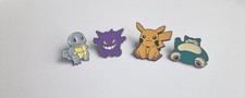 4 pcs POKEMON PIKACHU Characters Enamel Pin Badge 3 cm Metal Brooch Kawaii