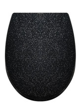 Black Glitter Soft Close