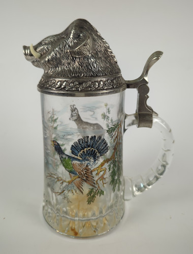 German hunting scene beer