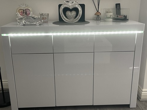 White high gloss modern - white,