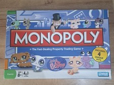 2008 Parker Bros. MONOPOLY LITTLEST PET SHOP Ed. COMPLETE. 