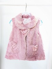 Girls 4-5 Years Pink Faux Fur