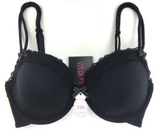 NEW La Senza T-Shirt Bra 32D Ultra Soft Underwired Padded Black BNWT