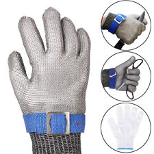 Safety Cut Proof Glove Stainless Steel Metal Mesh Butcher Stab Resistant Gloves