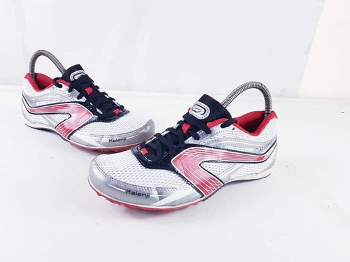 Kalenji mens red grey lace - red/grey,