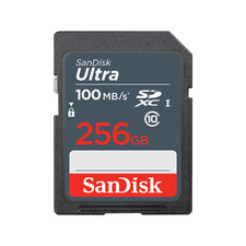 SanDisk Ultra  256GB SD Card SDXC 100MB/s Class 10 UHS-I - SDSDUNR-256G-GN3IN