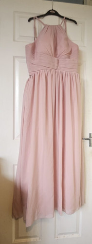 Pink sleeveless long - pink,
