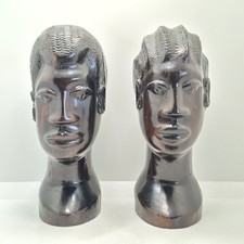 Pair of African Carved Wood