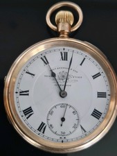 Thomas Russell & Son Liverpool 9ct Gold Antique Pocket Watch Circa 1910