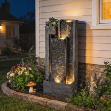 Water Feature with LED Lights