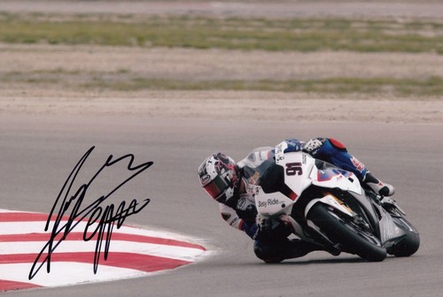 Leon haslam hand signed - signed, bmw