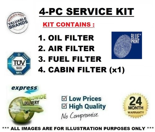 Adl filters kit - adl, 4-pc