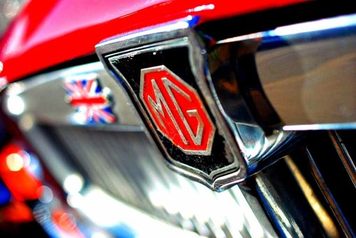 Classic sports car - classic, front