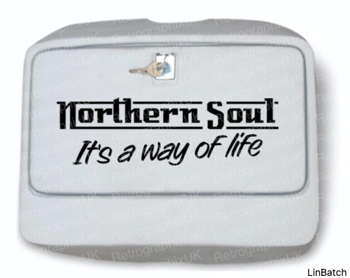 Northern soul sticker 300mm - northern,