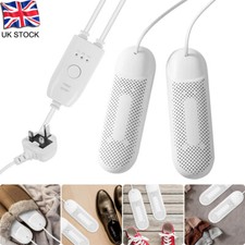 UK Plug Electric Shoe Dryer Boots Dryer Warmer With Timer Sweaty Shoes Work Boot