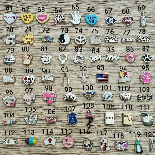 120 floating charm for - ,