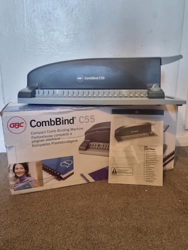 Gbc combbind c55 manual - combbind, comb