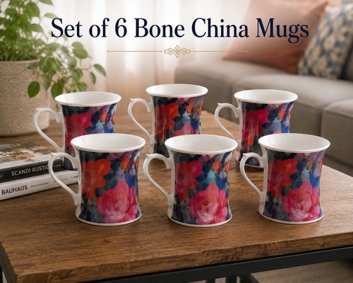Set bone china tankard - of,