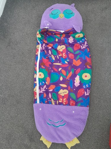 Owl purple floral - floral, children’s