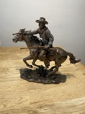 John Wayne Cowboy Statue Cold