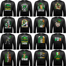 ST PATRICKS DAY SWEATSHIRT Paddy's Irish Ireland Tee Top JUMPER Unisex Mens