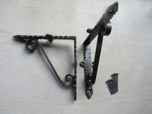 Pair cast iron rustic - of,