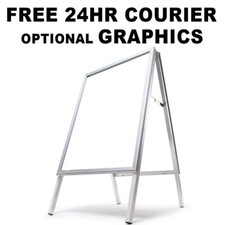 A1 A Board Sign Poster Snap Frame Stand Indoor Display 24hr courier