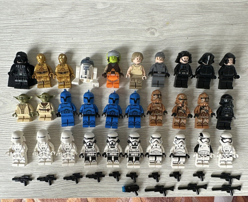 30x lego star wars minifigures - 30x,