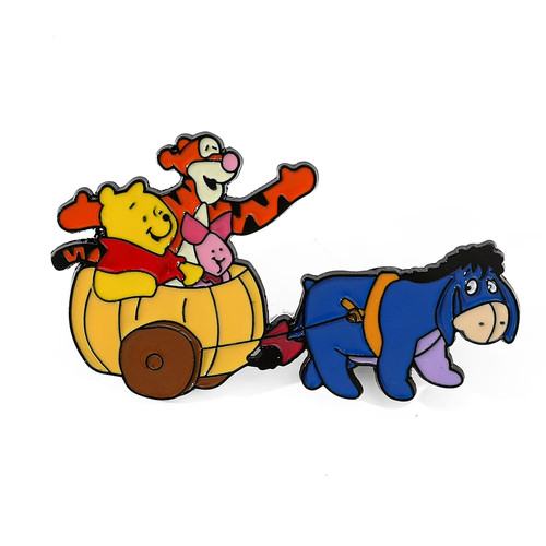 Disneys eeyore pulling cart - a,