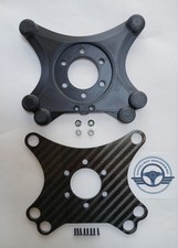 Carbon Fibre Steering Wheel Switch Mounting Plate Race / Kit Car with rear cover