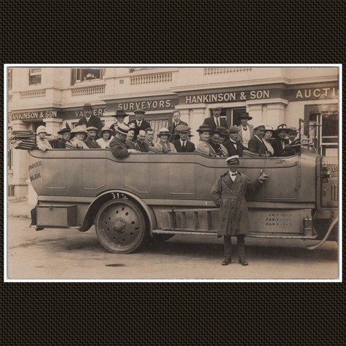 Edwardian open top bus - top,