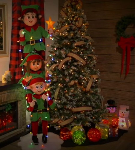 Light up led elf - 3/4",