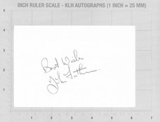 John Fantham Hand Signed White