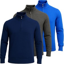 Mens Quarter Zip Cardigan