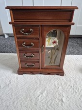 vintage brown wooden jewelry