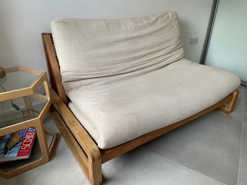 Futon company loop solid oak - futon,